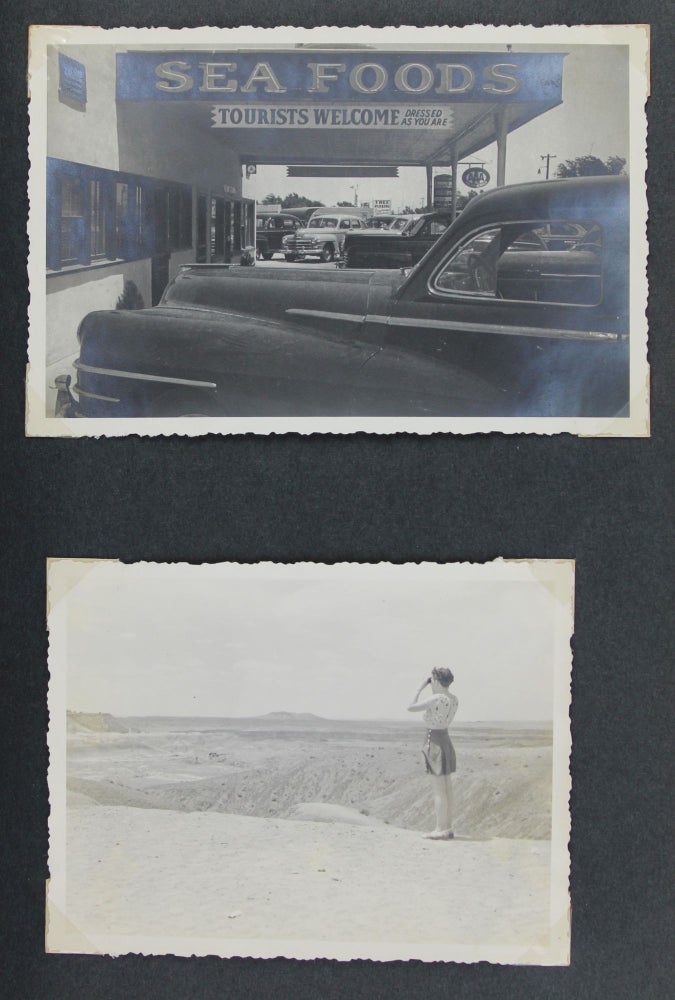 Item #2654 [Vernacular Snapshot Album of an Automobile Trip Through the American Southwest]. Western Photographica.