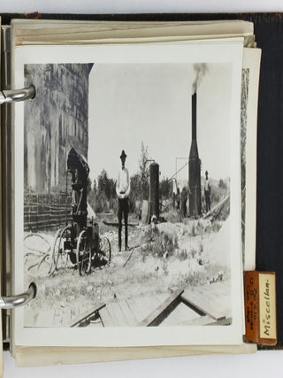 [Small Album of Annotated Photographs Documenting Concrete Construction and Civil Engineering Projects in the American West During the Early 20th Century]