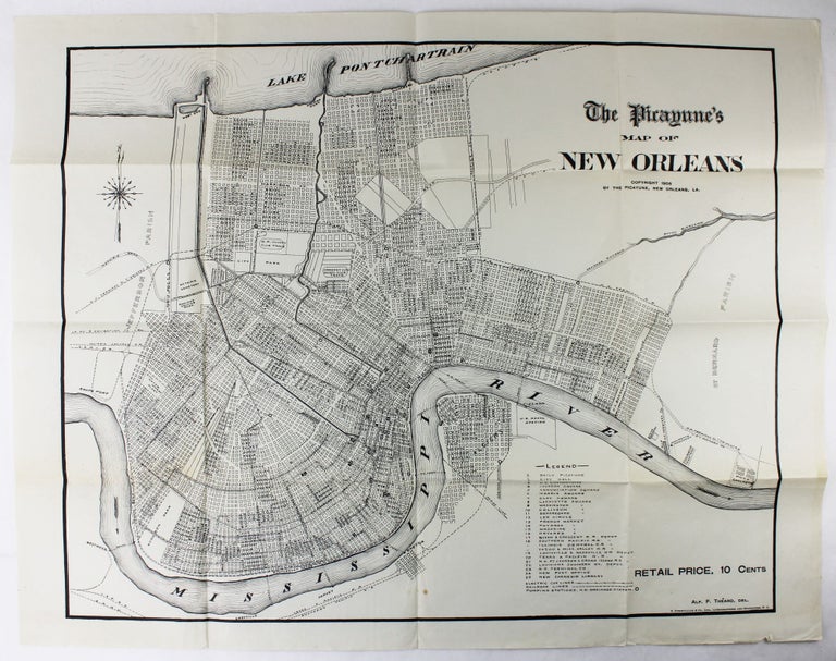 Item #2664 The Picayune's Map of New Orleans. Louisiana.