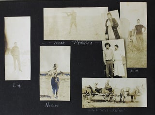 [Annotated Vernacular Photograph Album Mostly Documenting the Life of a California Woman Living in North Texas, Before She Eventually Returns to California in the Early-20th Century]