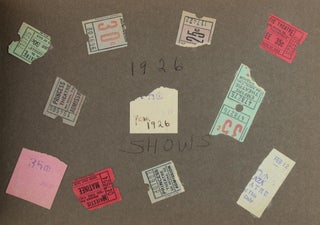 [Annotated Vernacular Photograph Album and Scrapbook Kept by Movie-Crazed San Antonio Teenager, Genevieve E. Mull]