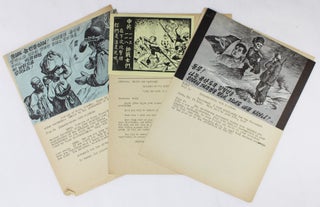 Item #2742 [Group of Original Korean War Propaganda Materials]. Korean War, Psychological Warfare...