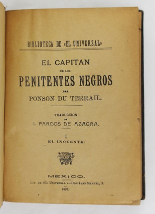El Capitan de los Penitentes Negros por Ponson du Terrail
