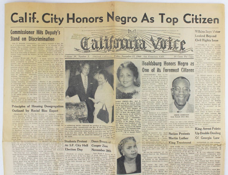 Item #2981 California Voice Volume 39, Number 3. African Americana, California.