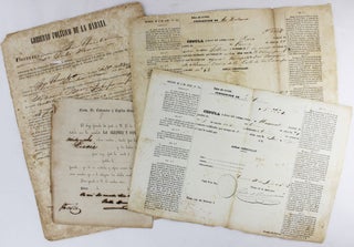 Item #3000 [Extensive Collection of Printed Forms and Manuscript Documents Regarding the...
