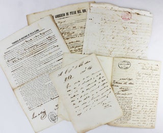 [Extensive Collection of Printed Forms and Manuscript Documents Regarding the Administration of Chinese Indentured Servants in Cuba]