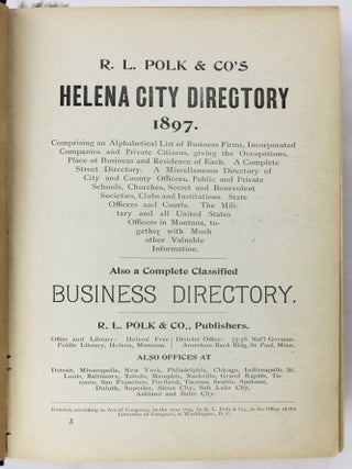 R.L. Polk & Co's Helena City Directory 1897...