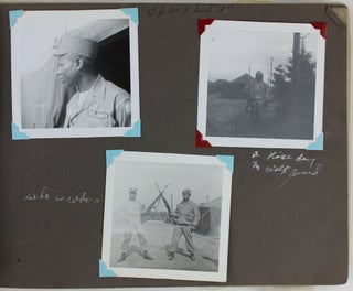 [Partially-Annotated Vernacular Photograph Album Belonging to Lewis Minor, an African-American Army Soldier in Europe]
