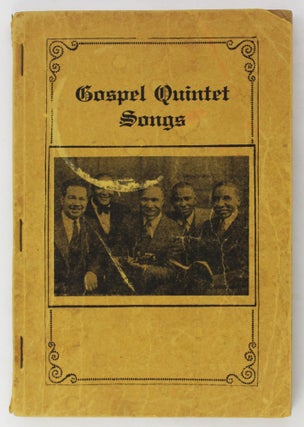 Item #3086 Gospel Quintet Songs. African Americana, Thoro Harris, Music