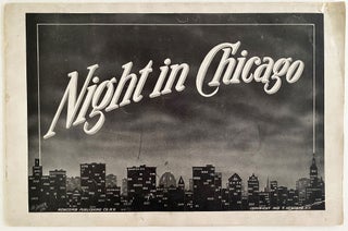 Item #3157 Night in Chicago. Illinois
