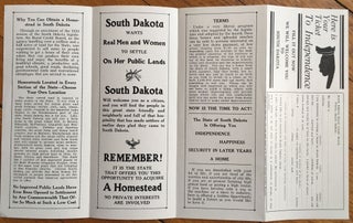 South Dakota. The Sunshine State Offers You a Homestead for As Little As $1 Per Acre and 20 Years to Pay...