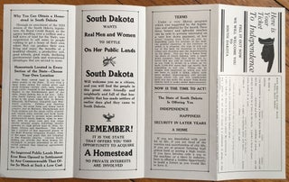 South Dakota. The Sunshine State Offers You a Homestead for As Little As $1 Per Acre and 20 Years to Pay...