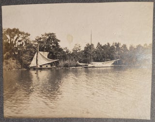 [Vernacular Photograph Album Featuring Views in and Around Lake Charles, Lake Arthur, and Jennings, Louisiana, Taken by a Local Woman at the Turn of the 20th Century]