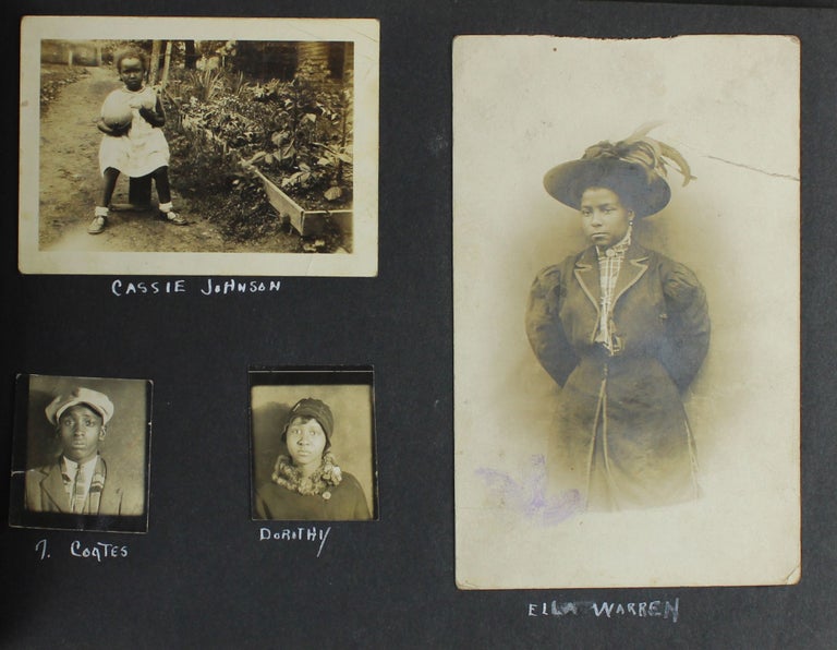 Item #3253 [Annotated Vernacular Photograph Album Belonging to a Young African American Woman in Missouri]. African-American Photographica, Cassie Johnson.