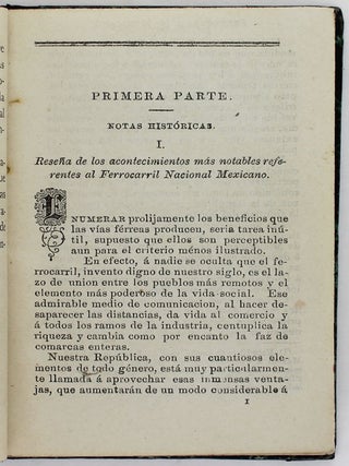 Historia y Descripcion del Ferrocarril Nacional Mexicano