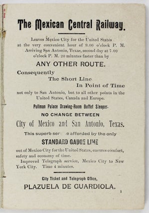 Mexico to Cuernavaca. Over the Hills and Down the Dales. Mexico, Cuernavaca and Pacific Railway