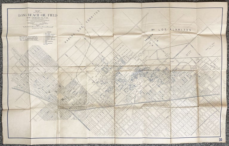 Item #3366 Map of Long Beach Oil Field, Los Angeles Co., Cal. [caption title]. California, Oil.