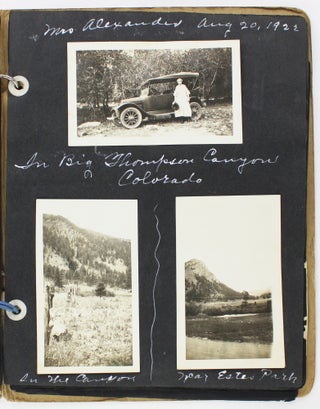 "Kodak As You Go." My Kodak Book of Colorado, Utah, and California 1922 [manuscript cover title]