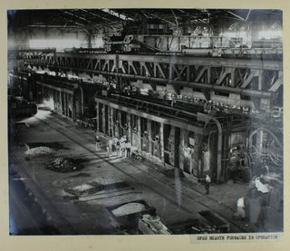 Item #3436 [Photograph Album Featuring the Chiba Iron and Steel Works, Given as a Gift to a...