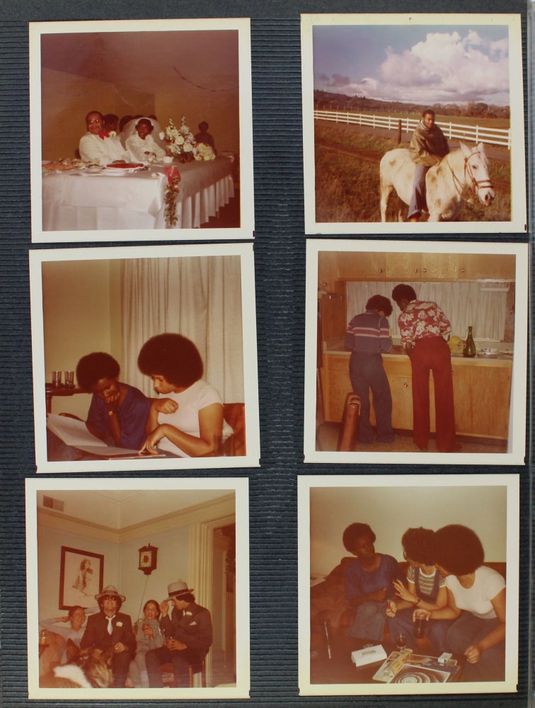 Item #3445 [Vernacular Photograph Album Assembled by an African-American Family in the 1970s]. African-American Photographica.