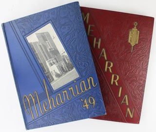 Item #3467 [Pair of Yearbooks Belonging to Pioneering Dr. James L. Hutchinson While a Student at...