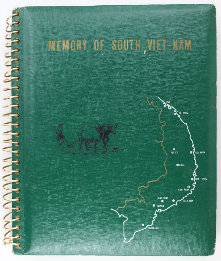 Item #3487 [Partially-Annotated Vernacular Photograph Album and Scrapbook Documenting Airman Michael L. Beeman's Time During the Vietnam War]. Vietnam War, Michael L. Beeman.