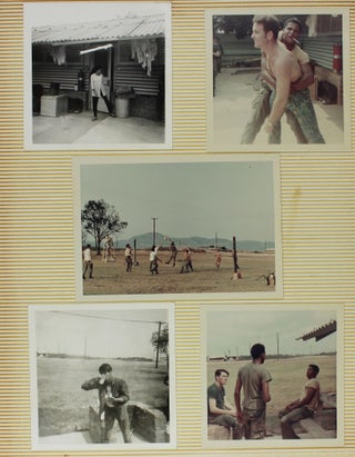 [Partially-Annotated Vernacular Photograph Album and Scrapbook Documenting Airman Michael L. Beeman's Time During the Vietnam War]