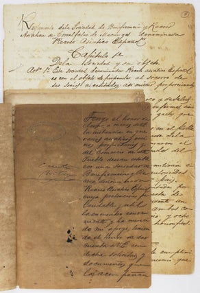 Item #3502 [Group of Manuscript Documents Relating to the Late 19th-Century Cuban-Chinese...