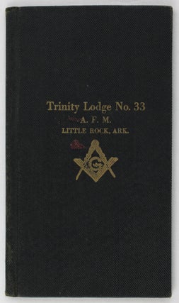 Item #3521 Financial Card By-Laws and Membership Roll. Trinity Lodge Number 33. Free and Accepted...