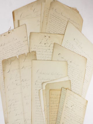Item #3530 [Archive of Essays and Other Materials Written by Student Emil Pelz, Some for the...