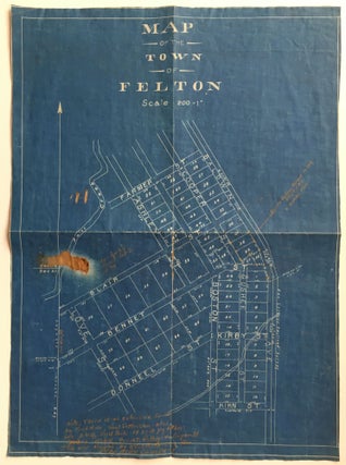 Item #366 Map of the Town of Felton [caption title]. California, Cartography