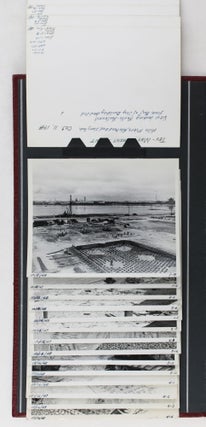 Item #3661 [Pair of Vernacular Photograph Albums Documenting the Construction of the Tex-Mex...