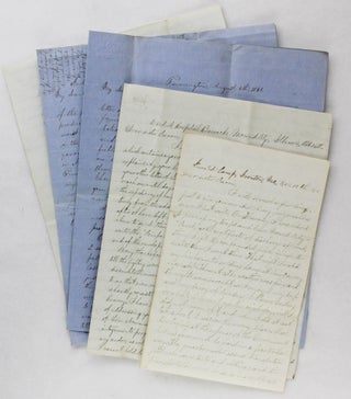 Item #3691 [Group of Five Detailed Letters Written During the First Two Years of the Civil War,...