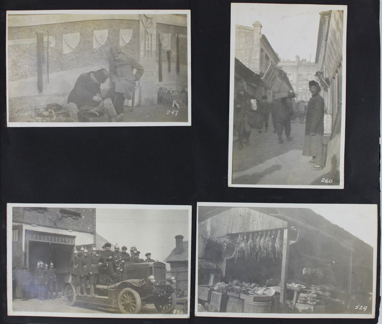 Item #3735 [Vernacular Photograph Album Documenting the Allied North Russian Intervention in Vladivostok Just After World War I]. World War I., Siberia American Expeditionary Force.