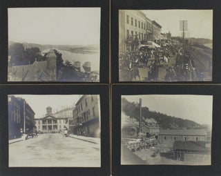 Item #3743 [Group of Vernacular Mounted Photographs Showing the Before and After Stages of a...