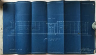 Item #376 [Blueprints for an Early Portable School House, Designed by a Washington Company]....