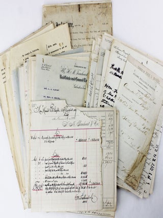 Item #3864 [Archive of Manuscript and Typed Letters, Documents, Maps, and Plans Retained by New...