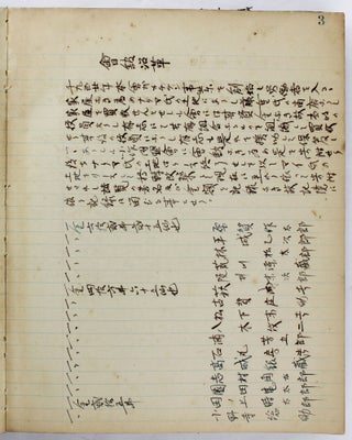 Item #3917 [Manuscript Logbook Documenting the History and Activities of the League of Ola'a...