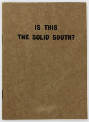 Is This the Solid South?