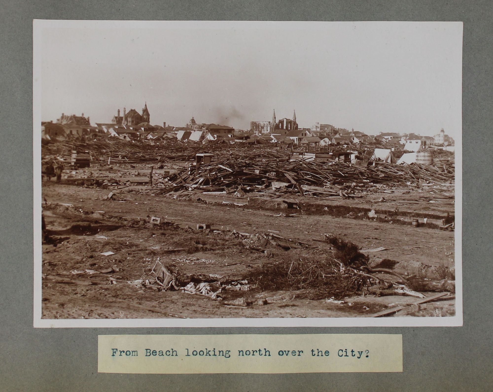 Annotated Photograph Album Documenting The Aftermath Of The Great ...