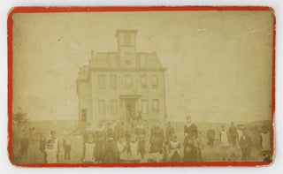 Item #3995 Industrial School, Children and Faculty. Yankton Agency [manuscript title]. Native...