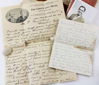 [Manuscript Letter Archive of Correspondence Written to Fred Lindberg of Minnesota, Most Notably Four Letters from His Brother Albert William Lindberg, a Doomed Alaskan Gold Miner Who Later Committed Suicide in Nome, Along with Significant Correspondence from Individuals in Nome Regarding the Suicide]