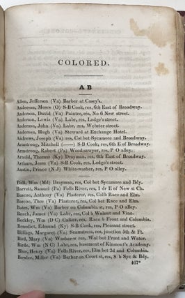 The Cincinnati, Covington, Newport and Fulton Directory, for 1840: Comprising the Names of Households, Heads of Families, and Those Engaged in Business, Together with the State or Country of Their Birth, &c