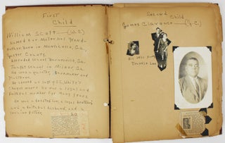 Item #4108 [Annotated Vernacular Scrapbook and Photograph Album Documenting an African-American...