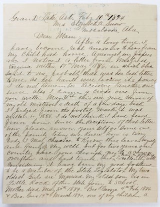 Item #4131 [Autograph Letter, Signed, by Arkansas State Congressman Nathan E. Edwards, to Mrs....