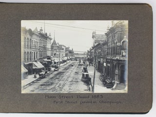 Item #4172 Photographs of Some of the Municipal Improvements in Champaign, Illinois Constructed...