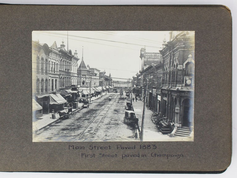 Item #4172 Photographs of Some of the Municipal Improvements in Champaign, Illinois Constructed 1898-99-00 [manuscript title]. Illinois.