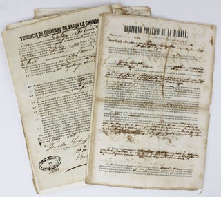 Item #4207 [Substantial Group of Indenture Contract Renewals for Chinese Laborers in Cuba]. Cuba,...