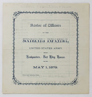 Item #4212 Roster of Officers of the Sixteenth Infantry, United States Army. Headquarters, Fort...