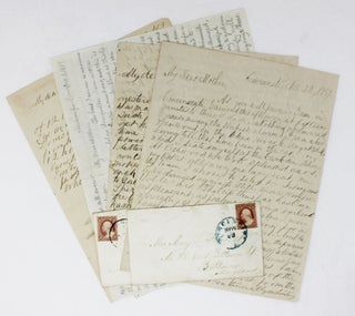 Item #4222 [Collection of Four Letters Detailing a Railroad and Steamboat Journey from Baltimore...